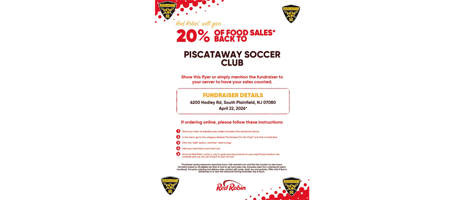 Red Robin Fundraiser on 4/22/26